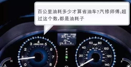 汽车每百公里油耗多少